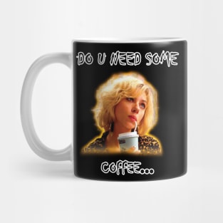 Get a Caffeine Boost with 'Do You Need Some Coffee?' Scarlett Johansson T-Shirt Prints - Perfect for Coffee Lovers and Fans of the Actress! Mug